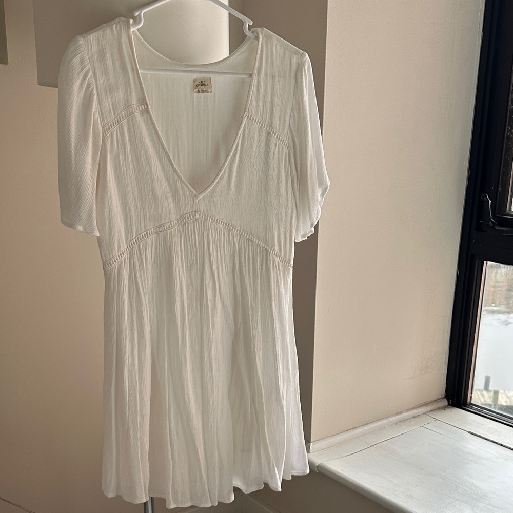 O'Neill White Midi Dress